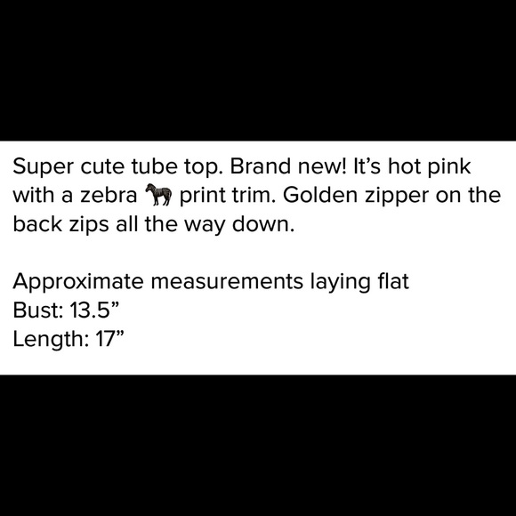 Rampage NWT Women’s Hot Pink Peplum Tube Top Lightly Padded Size S - Picture 8 of 8